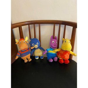Backyardigans Plush Toys Four Characters VGUC